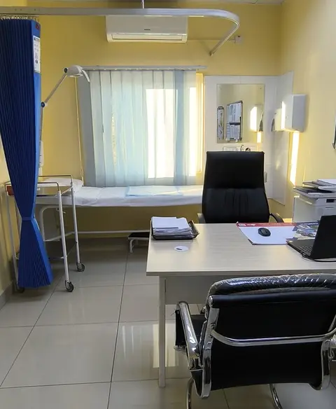 Private consultation room at Loaro Surgical Clinic