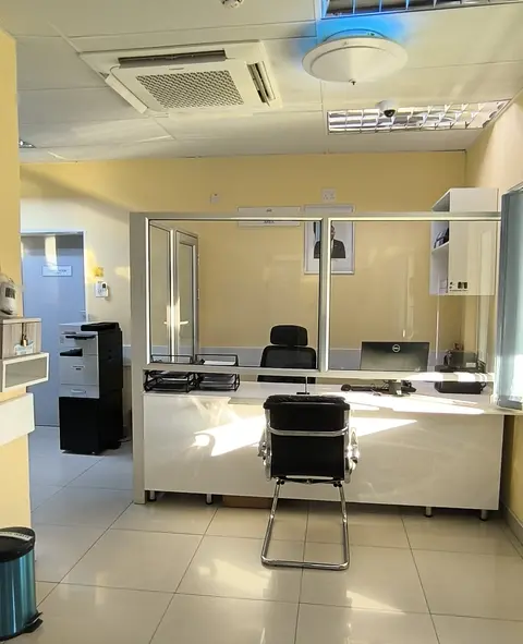 Reception desk at Loaro Surgical Clinic